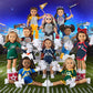 American Girl Pittsburgh Steelers 18 Inch Doll Fan Outfit And Accessories, Black And Yellow, 6 Pcs, Ages 6+