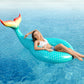 Jasonwell Giant Inflatable Mermaid Tail Pool Float With Fast Valves Pool Floaties Tube Summer Beach Swimming Pool Party Lounge R