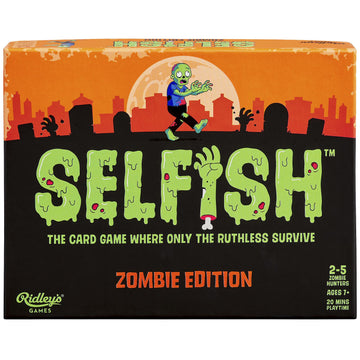 Ridley's Zombie Edition Card Game - Fun Party Game for 2-5 Players, Ages 7+, Multi Color, Model GME028