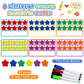 Looikoos Magnetic Ten-Frame Set,Math Manipulative Games For Elementary Classroom & Kindergarten,Early Education Math Enlightenment Toys, Math Aids Accessories Supplies For Classroom