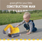 Plush Creations Excavator Toy Figure, Plush Construction Stuffed Truck, Interactive Excavator Truck Toy For Toddlers