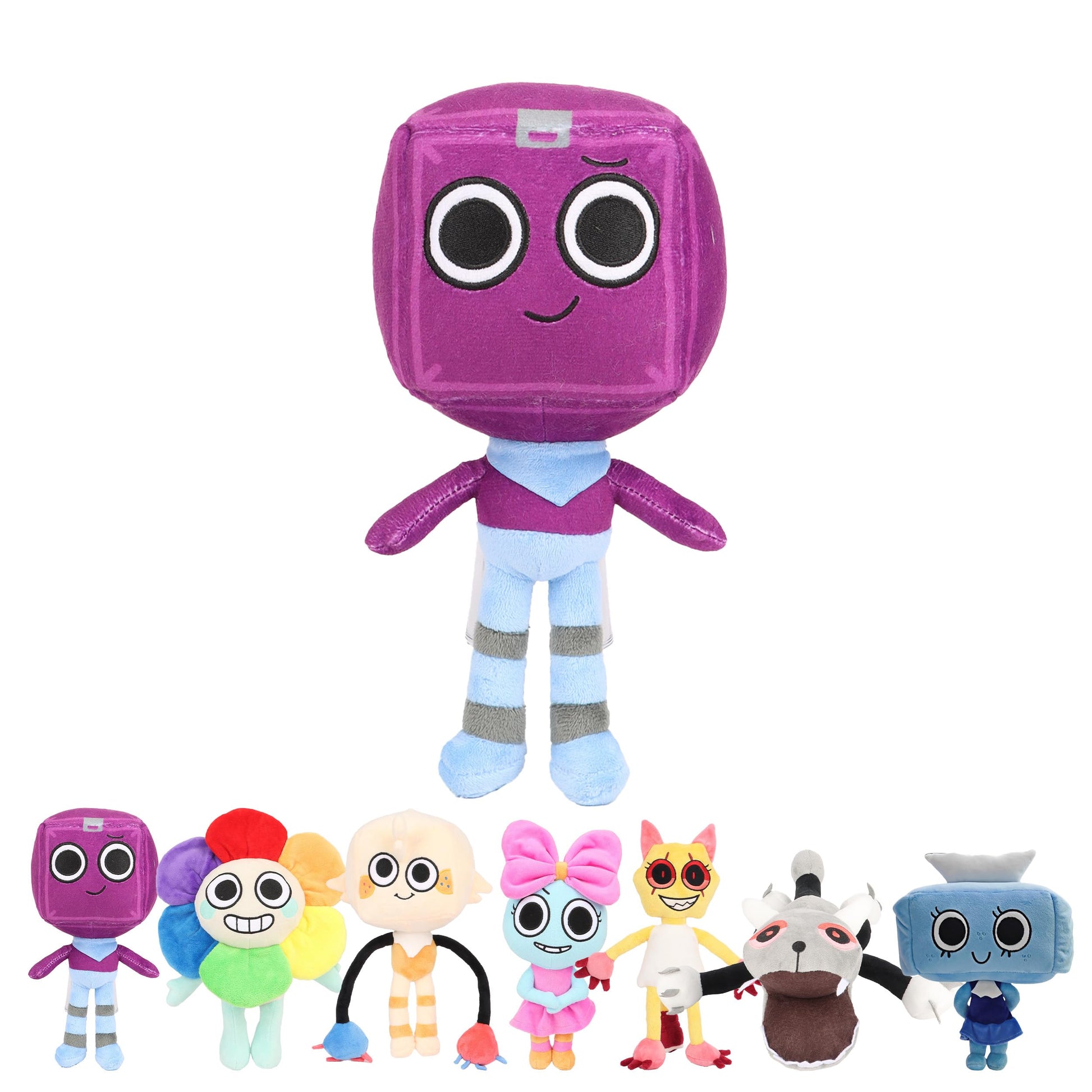Cuigsro Dandy'S World Plush, 9.85'' Dandy World Boxten Plush Toys For Fans And Friends(Purple)