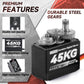 Smraza 45KG Coreless Servo Motor High Torque Steering: 2pcs 8.4V Waterproof Servo Digital Full Metal Gear Servo for RC 1/10 1/8