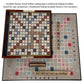 WS Game Company Scrabble Deluxe Travel Edition | Compact Wooden Game Set | Hidden Storage, Magnetic Closure | Multicolor, Model 27080