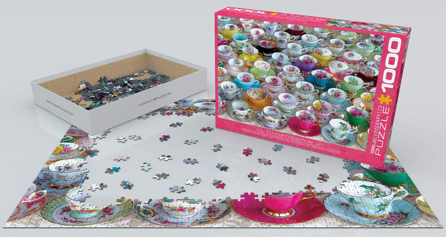 Eurographics Tea Cups 1000Piece Puzzle (6000-5314)