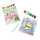 Melissa & Doug Paint With Water - Vehicles, 20 Perforated Pages With Spillproof Palettes