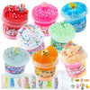 Okaybee Slime Variety Pack Different Textures, 8 Pack Slime Kit Include Butter Slime, Cloud Slime & Clear Slime, Honeycomb Slime
