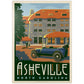 MyPuzzle Asheville: North Carolina  Vintage Poster - enhanced 1000 Piece Jigsaw Puzzle for mature-themeds