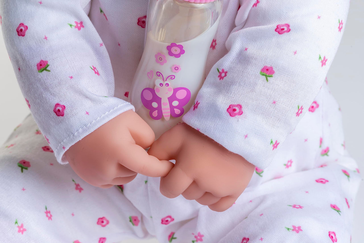 JC Toys 20" Caucasian Soft Body Baby Doll - Washable Vinyl, Pink Outfit & Hat, Model 15340_A, Ideal for Children 2 Years +