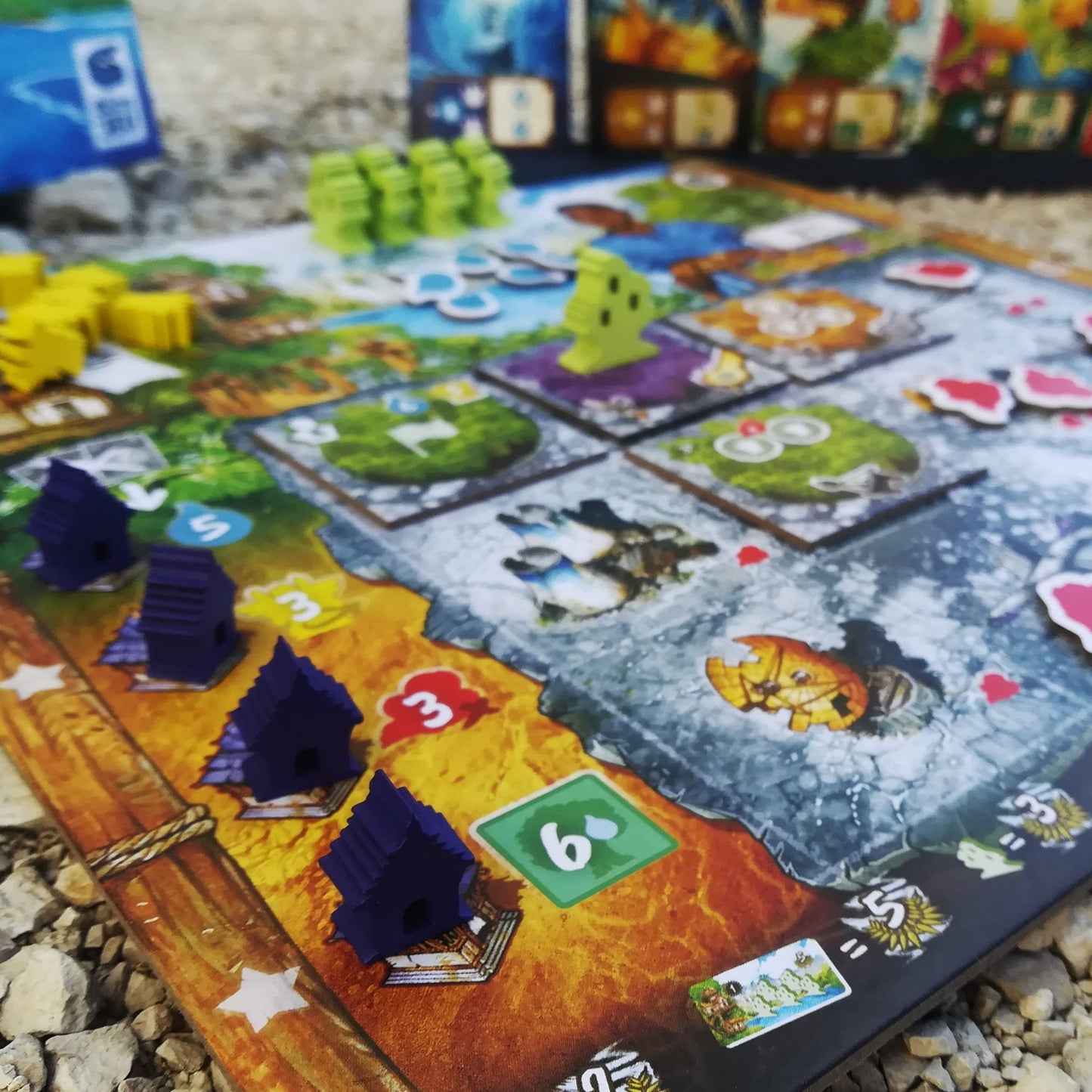 Tribes of The Wind | Strategy Board Game | Ages 14+ | 2 to 5 Players | 60 Minutes