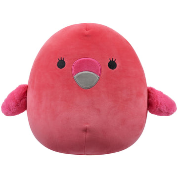 Squishmallows Original 12-Inch Cookie Pink Flamingo - Official Jazwares Plush