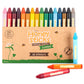Honeysticks Jumbo Crayons (16 Pack) - 100% Pure Beeswax Crayons - Non Toxic Crayons For Kids - Large Crayons, Easy To Hold And Use, Unbreakable, Eco Friendly, Preschool Art Supplies, For Kids 2-4, 4-8
