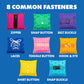 Educational Insights Dressing Skills Bean Bags - Montessori Busy Board for Toddlers, Shoe Tying, Occupational Therapy, Multi, Model 3102