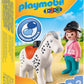 Playmobil Rider With Horse 70404 1.2.3 Playmobil For Young Kids