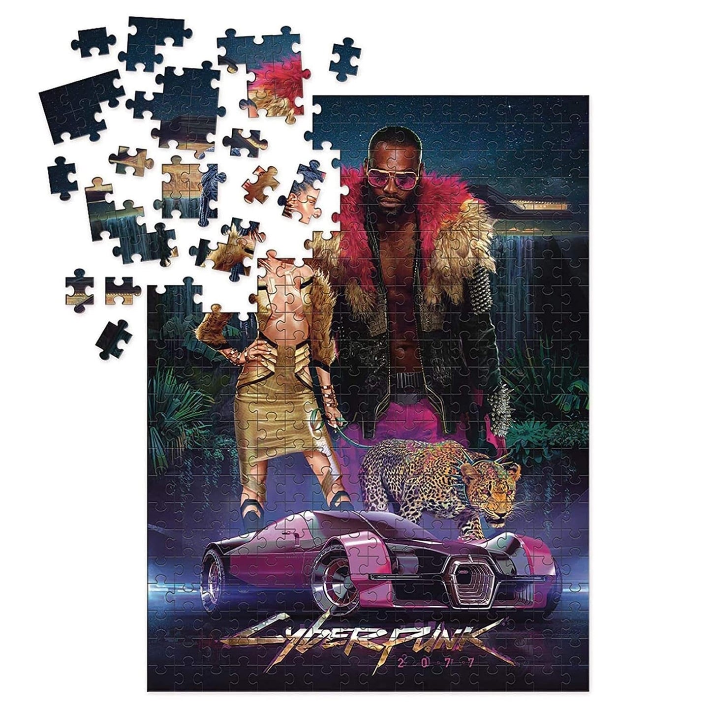 Dark Horse Deluxe Cyberpunk 2077 Neokitsch Puzzle, Multicolor