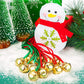 Gejoy 24 Pieces Christmas Jingle Bell Necklaces Large Bell Necklaces for Craft Holiday Party Supplies (Lovely Colors)