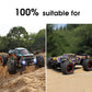 Haiboxing Rc Shocks For 1/16 Scale Car, 4Pcs Aluminum Capped Oil Filled Shocks For Haiboxing 16889(M16100A*2)