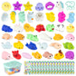 Mochi Squishy Toys Bulk For Kids Party Favors Pack 40 - Bonnyco | Goodie Bags Stuffers For Kids 3-5 4-8, Return Gifts Birthday P