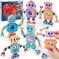 Kodatek Wooden Snap-Together Building Toys, Stem Building Blocks, Take Apart Toys Playset, Fine Motor Skill Montessori Educational Learning Toys Gift For 3 4 5 6 Years Toddlers Kids