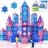 Soyee Diamond Magnetic Building Blocks - Frozen Princess Toys, 2.75" Size, Blue/Pink/Purple, Ideal for 3-8 Year Old Kids, Model SY-58