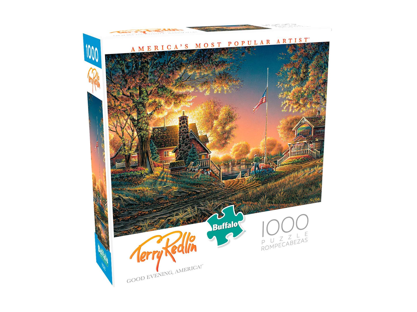 Buffalo Games - Terry Redlin - Good Evening  America! - 1000 Piece Jigsaw Puzzle