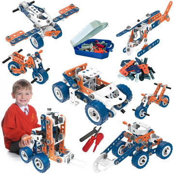 12 In 1 Stem Toys For 4 5 6 7 8+ Year Old Boy Building Toys Kids Age 4-8 5-7, 152 Pcs Construction Blocks For Preschool Kids Edu