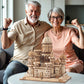 Ruifam 3D Wooden Puzzles Diy Mechanical Wooden Wide Model Kit 1000 Pcs 3D Puzzles For Adults Teens 14+Years Puzzle Enthusiasts B