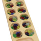 Maple Landmark Mancala Game - Made in USA, Glass Material, Classic Board Game