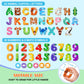 Magnetic Letters And Numbers, Fridge Alphabet Magnets For Toddlers 1-3, 52 Pcs Refrigerator Toys - 26 Uppercase 20 Numbers 6 Sym