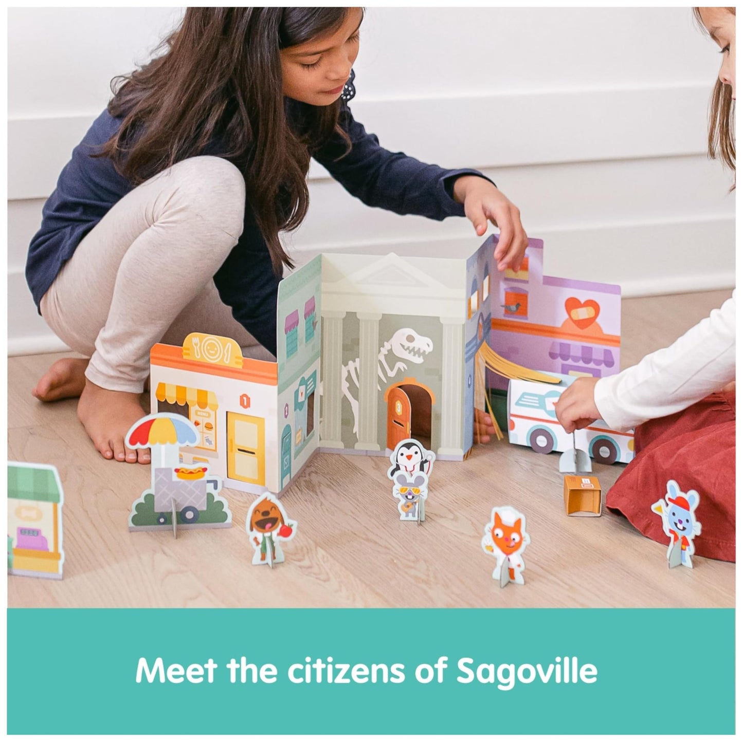 Sago Mini Big City Activity Box - Pretend Play Toys & Collectible Figure for Kids, Multicolor, Ages 3+, Model 6073014