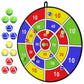 Kidology Large Dart Board With 12 Sticky Balls For Kids Age 3 Year Above | Indoor/Outdoor Multi-Player Party Game, Perfect For B