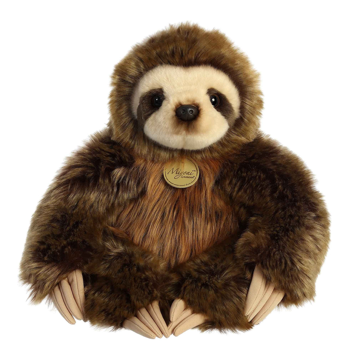 Aurora Realistic Miyoni ThreeToed Sloth Stuffed Animal  Lifelike Details Make a Cherished Companion  Perfect for Decorating B