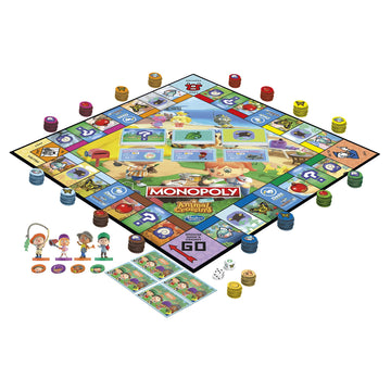 Monopoly Animal Crossing New Horizons Edition Board Game For Kids Ages 8 And Up, Fun Game To Play For 2-4 Players