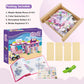 BRICK STORY Girls Friends Ice Cream Shop Building Set Pink Beach Ice Cream Dessert Store Building Blocks Toys with Beach Buggy Friends Beach Vacation Playset for Kids 6-12  317 Pieces