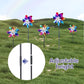 Battife 10 Pack Sparkly Rainbow Pinwheels, Reflective Wind Spinner For Yard And Garden With Stakes, Decor Windmill To Scare Bird