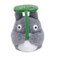 スタジオジブリ My Neighbor Totoro 5" Plush - Cotton Beanbag, Small, Totoro with Leaf