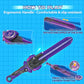 Infinity Nado Battling Toys Battle Set with Spinning Top & Sword Launcher, Lightning Purple, Model EU654127, for Ages 5-12
