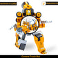 5 Pack Transtruck Transforms To Tractor And Robot Action Figures Combine Into 1 Giant Robot - Holiday, Birthday Gift Tractors Ro
