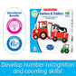 The Learning Journey: Match It! - Tractors & Trailers - 15 Self Correcting Puzzle Sets Teaching Counting - Preschool Learning To