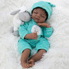 Milidool Black Reborn Baby Dolls Girl Doll 22 inch African American Lifepreviously openedborn Baby Girl Dolls Realistic Silicone Baby Doll That Look Real with Lamb Theme Set Gift