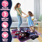 JoyRapt Dance Mat for Kids 4-8 Ages  6 Light-up Buttons Bluetooth Dance Mat Girls Toys for 8-10  7 Game Modes Birthday for Teen Girls Dancing Play Mat (black2)