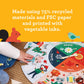 Petit Collage: Seasons Floor Puzzle - Learn The Four Seasons - Includes 25 Jumbo Pieces And A Moveable Hand To Point To A New Se