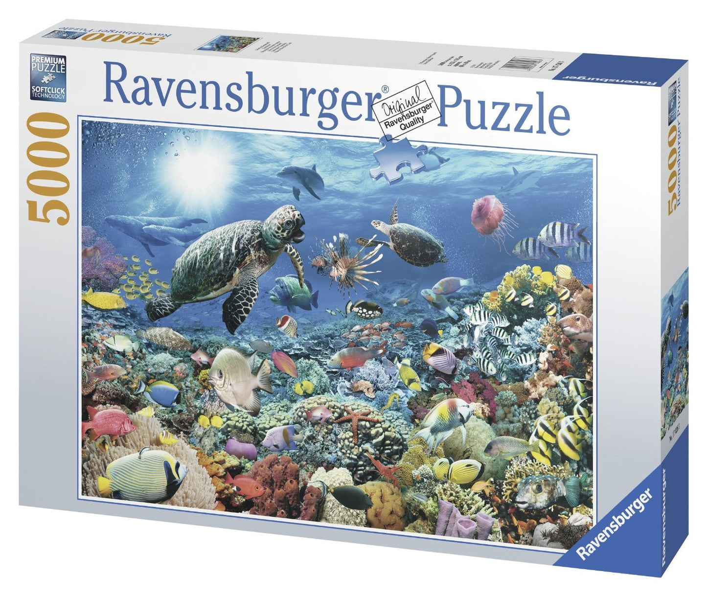 Ravensburger Beneath The Sea - 5000 Piece Jigsaw Puzzle | Precision Fit | enhanced Quality | Great Group Activity | FSC Certified