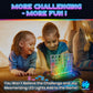 Glow In A Row Light-Up 4 In A Row Board Game, Strategy Games For Kids Ages 6 And Above, 2 Player Game, Perfect For Kids And Adul
