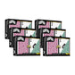 Copag 1546 Design 100% Plastic Playing Cards, Poker Size (Standard) Green/Burgundy (Regular Index, 6 Sets)