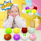 6 Pcs Mochi Squishy Toys For Kids Party Favors, Mini Round Animals Toys Kawaii Squishies For Classroom Prizes, Easter Basket And