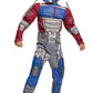 Disguise Optimus Prime Costume, Muscle Transformer Costumes For Boys, Padded Character Jumpsuit, Kids Size Small (4-6) Blue & Re