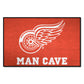 FANMATS 14426 NHL Detroit Red Wings Nylon Universal Man Cave Starter Rug , 19x30