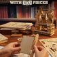 Robotime Printing Press Wooden Puzzle, 3D Puzzles For Adults And Teens, Mechanical Wooden Model To Build, Unique Toy House Warming Birthday For Women/Men