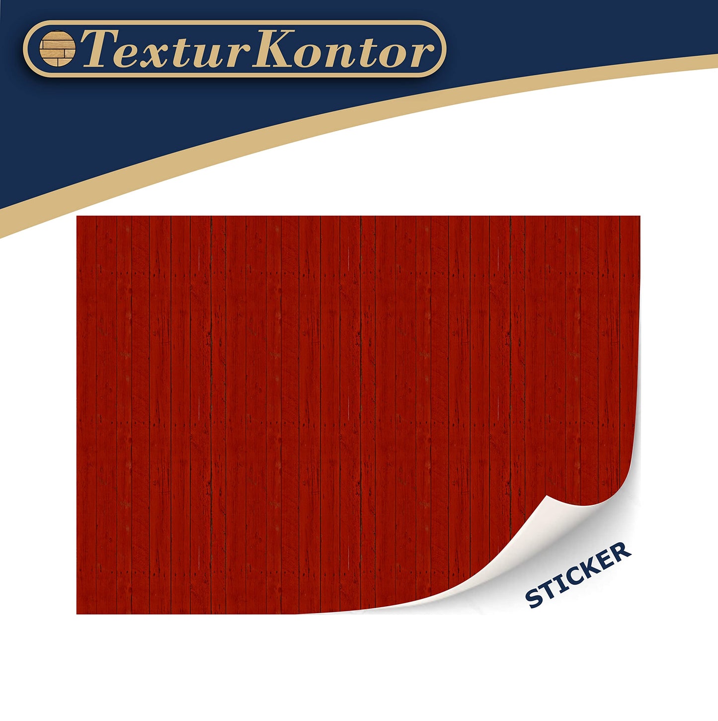 3 Sheets Self-Adhesive Wall Cladding For Dollhouse 1:12 Scale (Farmhouse Red)